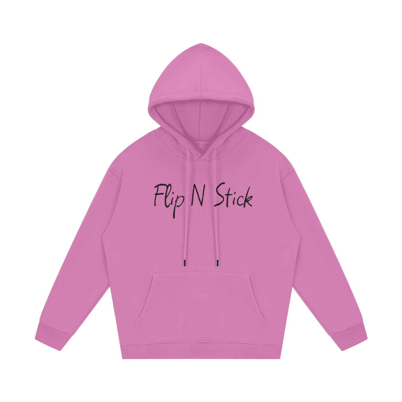 Pink Fleece Hoodie - Flip 'N' Stick
