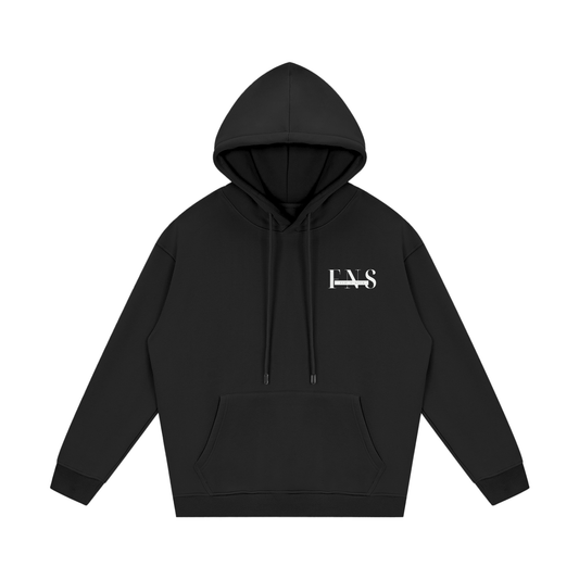Black Fleece Hoodie - Small Logo - Flip 'N' Stick