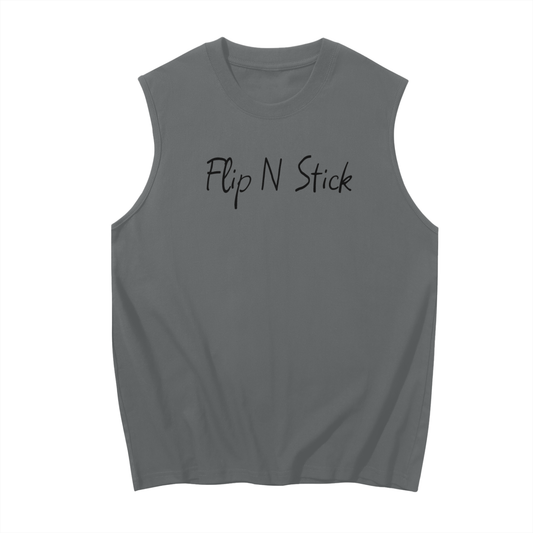 Shale Grey Singlet - Flip 'N' Stick