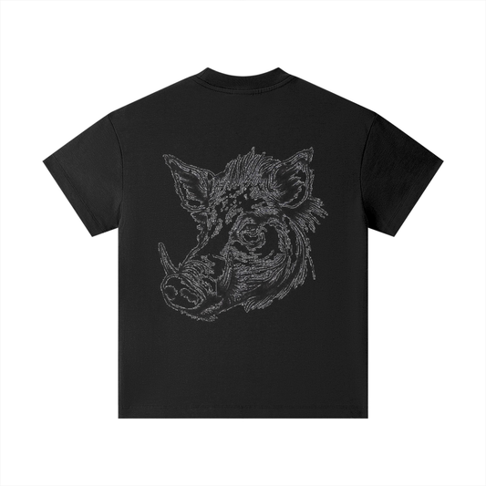 Pig Print Kid's T-Shirt - Flip 'N' Stick