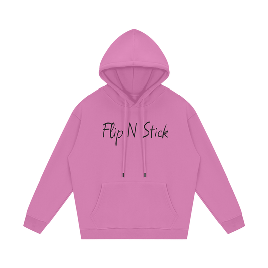 Pink Fleece Hoodie - Flip 'N' Stick